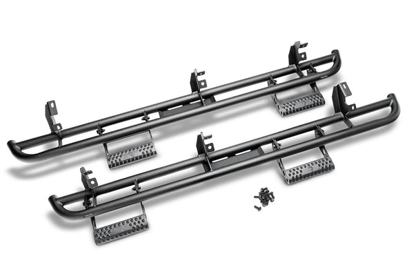 N-Fab RKR Step System 2019 Dodge Ram 1500 Crew Cab All Beds - Tex. Black - Cab Length - 1.75in - D194RKRCCS4