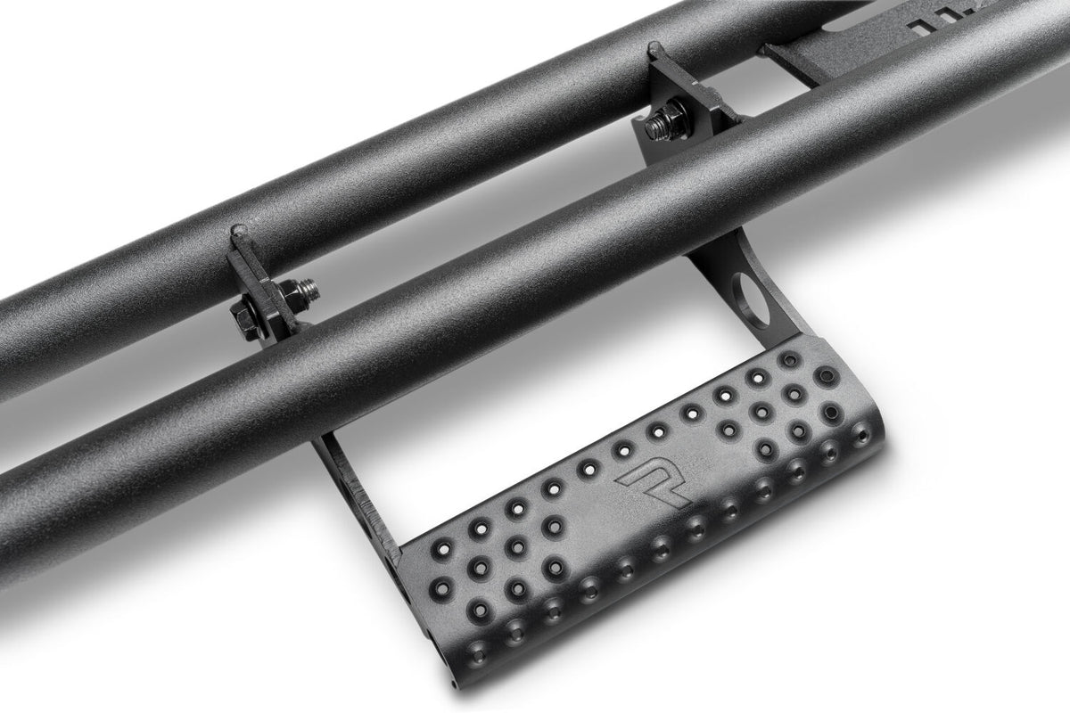 N-Fab RKR Step System 16-17 Toyota Tacoma Access Cab - Tex. Black - 1.75in - T154RKRQCS4