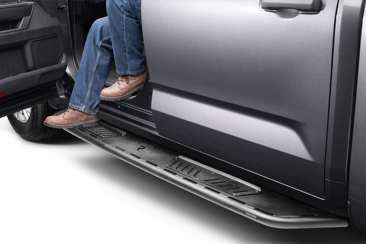 N-FAB 2022 Toyota Tundra CrewMax Roan Running Boards - Textured Black - NBT22CC-TX