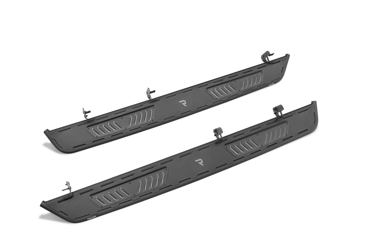 N-FAB 19-21 GMC 1500 Crew Crab Roan Running Boards - Textured Black - NBC19CC-TX