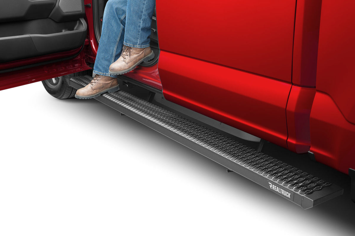 N-Fab Growler Fleet 99-16 Ford F-250/F-350 Crew Cab - Cab Length - Tex. Black - GFF99CC-TX