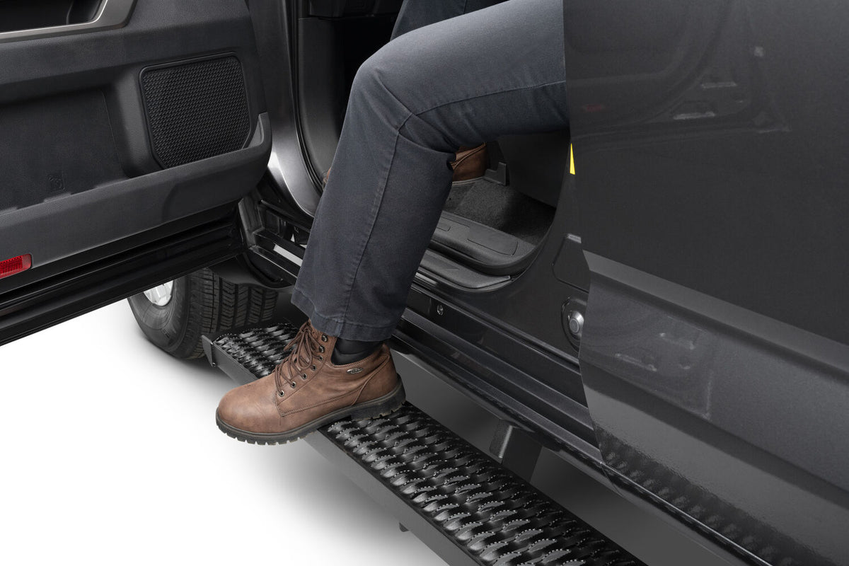 N-Fab Growler Fleet 07-19 Toyota Tundra Crew Cab - Cab Length - Tex. Black - GFT07CC-TX