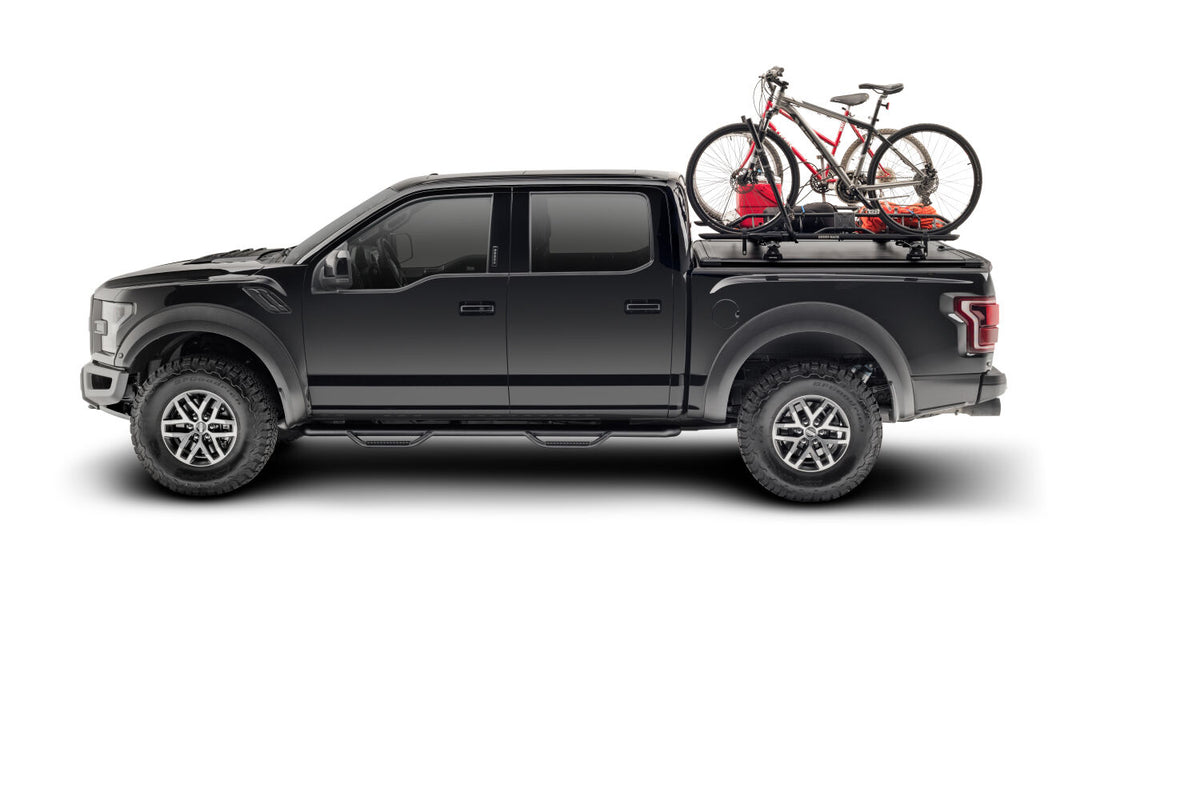 N-Fab Nerf Step 15-17 Ford F-150 SuperCrew - Tex. Black - Cab Length - 3in - F1585CC-TX