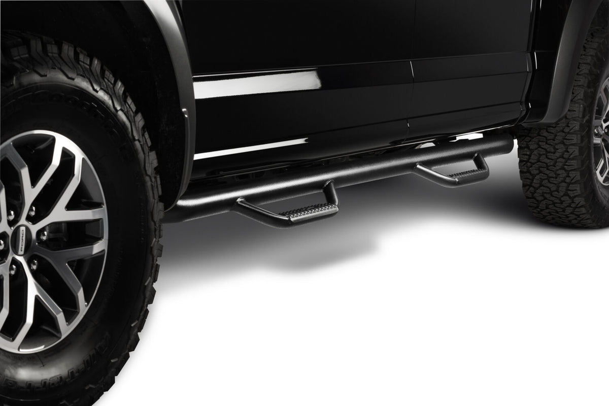 N-Fab Nerf Step 15-17 Ford F-150 SuperCrew - Tex. Black - Cab Length - 3in - F1585CC-TX