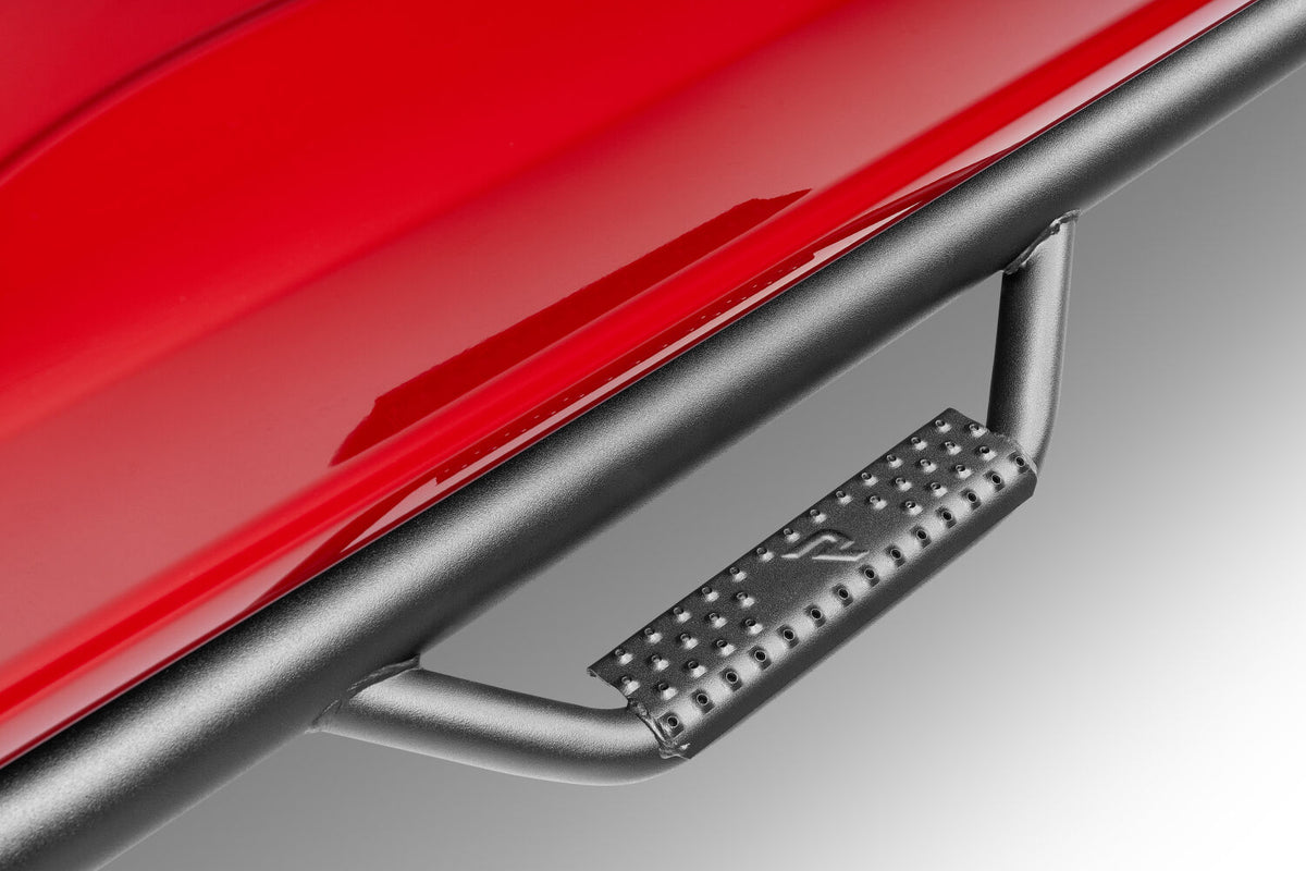 N-Fab Nerf Step 15-18 Ford F-150 Regular Cab 6.5ft/8ft Bed - Tex. Black - Bed Access - 3in - F1577RC-4-TX