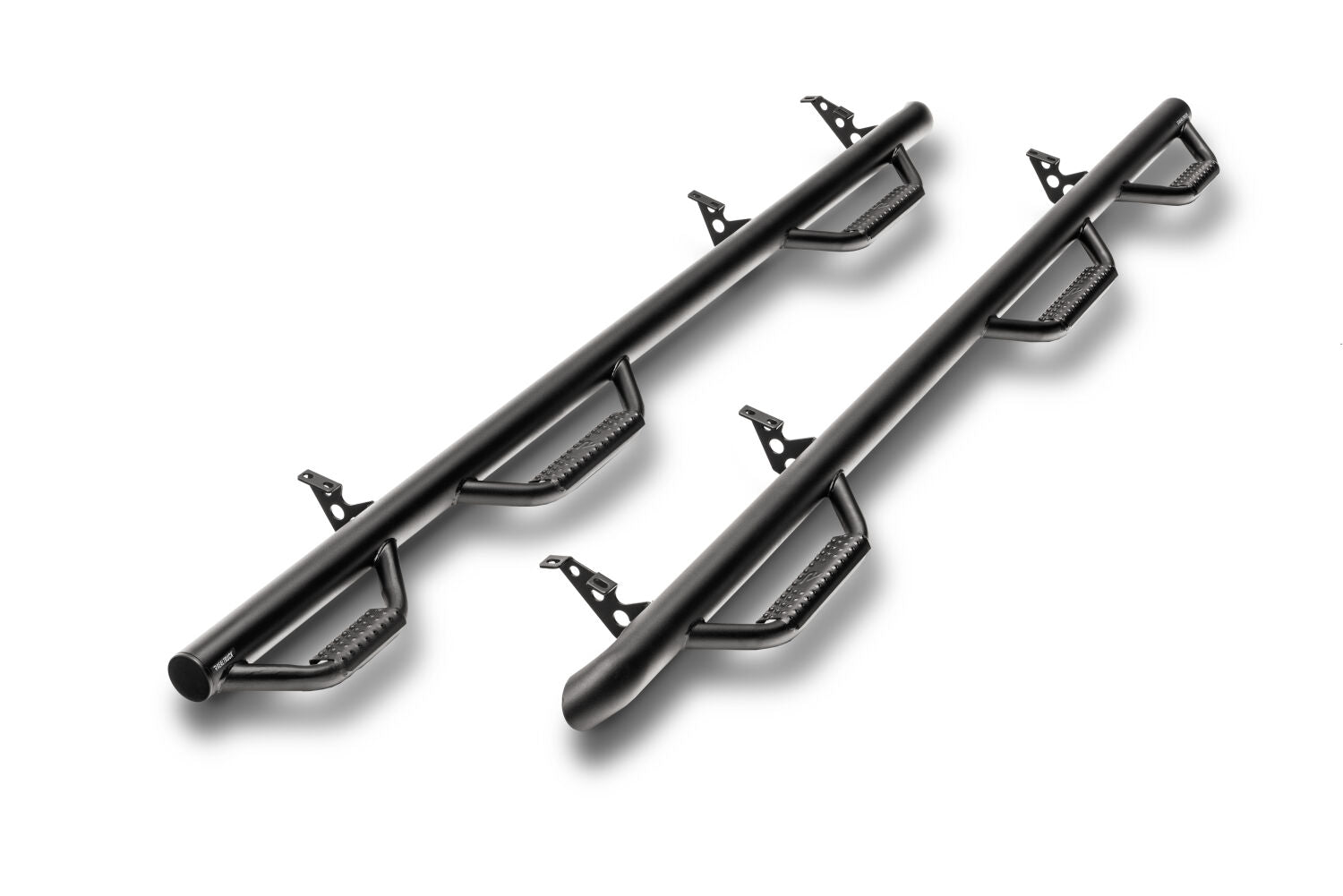 N-Fab Nerf Step 15-17 GMC - Chevy Canyon/Colorado Crew Cab 5ft Bed - Tex. Black - Bed Access - 3in - G1583CC-6-TX
