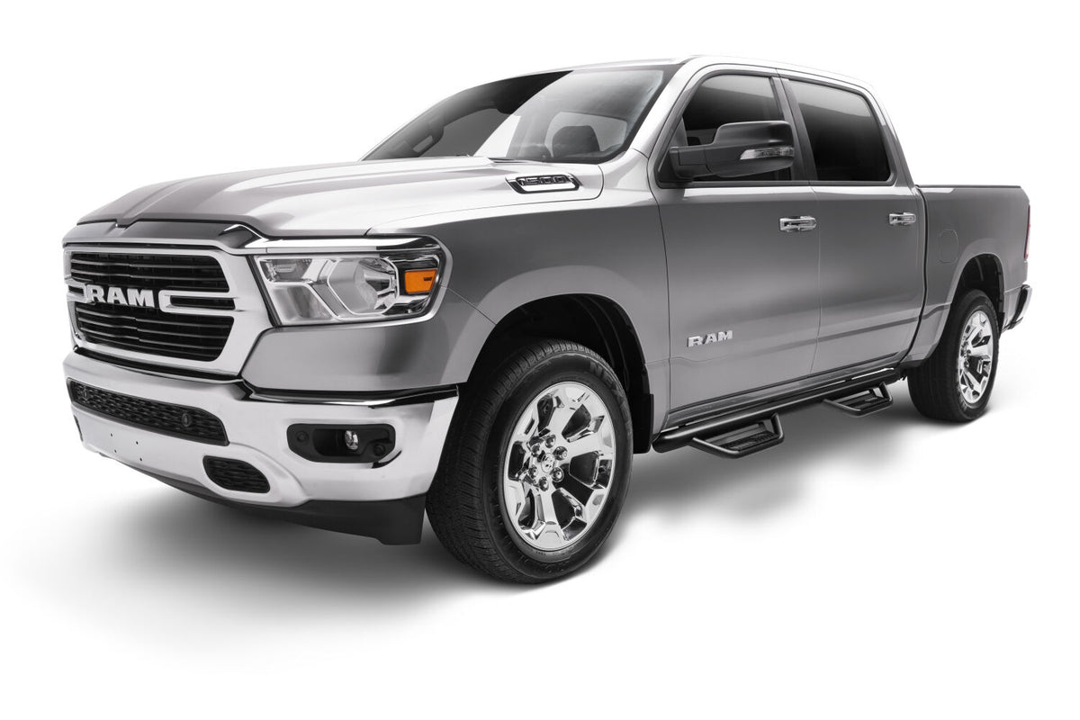N-Fab Podium LG 19-20 Dodge RAM 1500 Crew Cab - Cab Length - Tex. Black - 3in - HPD1980CC-TX