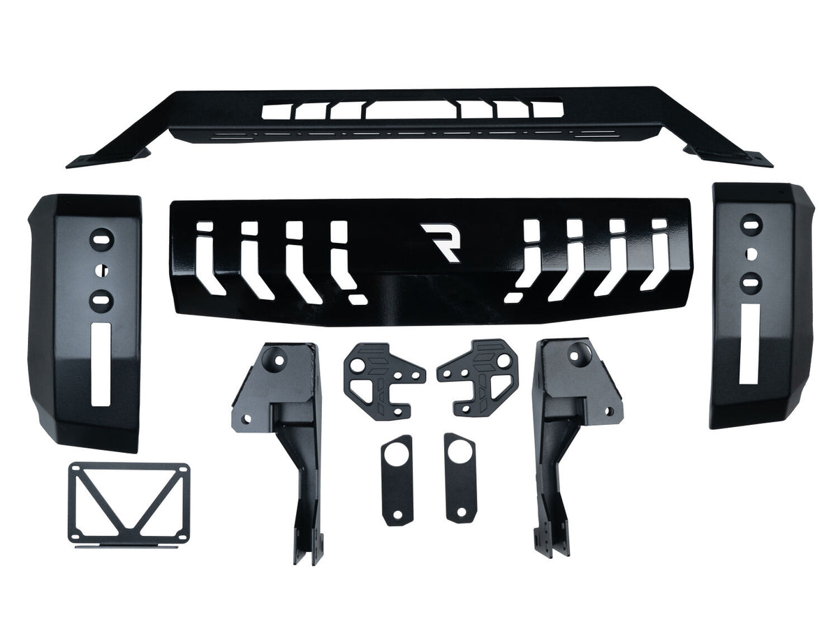 N-Fab HVM Bull Bar 19-23 GMC 1500 - Tex. Black - G19BB01-TX