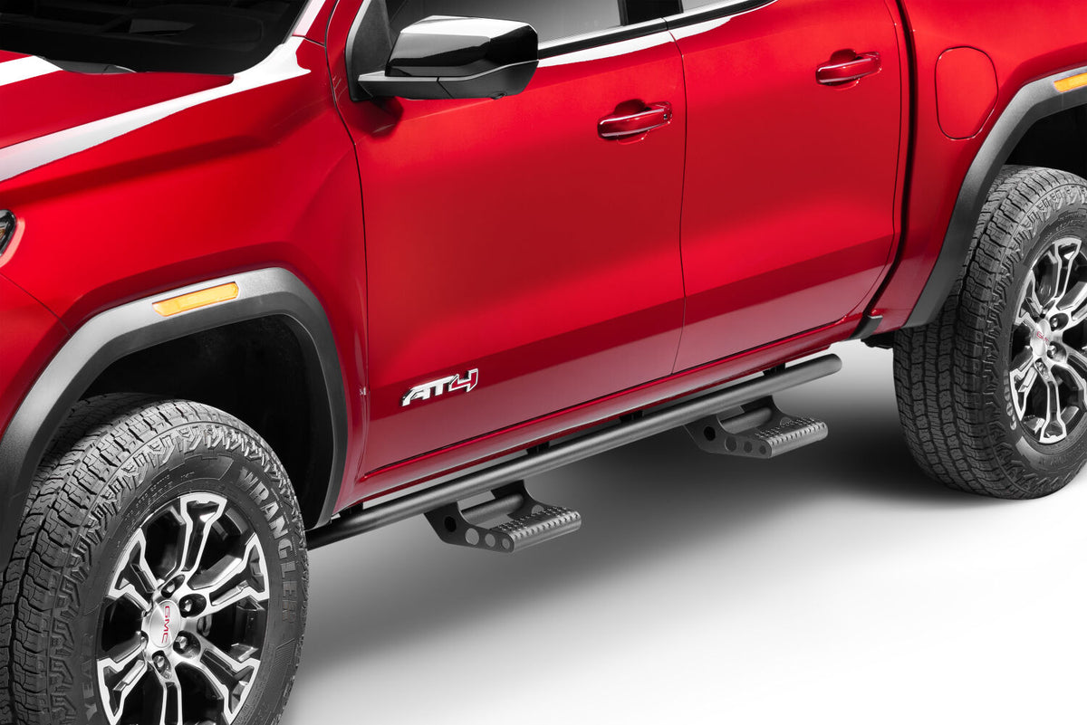 N-Fab RKR Step System 15-17 GMC - Chevy Canyon/Colorado Crew Cab - Tex. Black - 1.75in - G154RKRCCS4