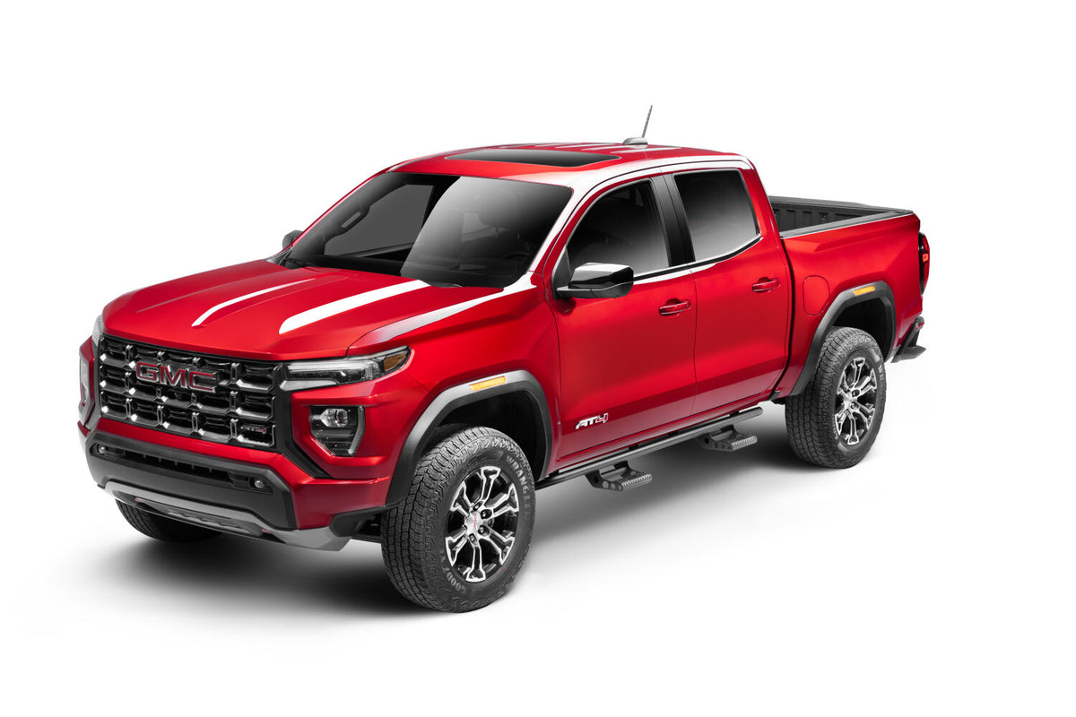 N-Fab RKR Step System 15-17 GMC - Chevy Canyon/Colorado Crew Cab - Tex. Black - 1.75in - G154RKRCCS4