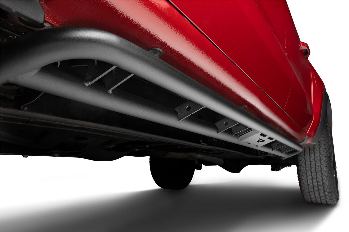 N-Fab RKR Rails 15-17 GMC - Chevy Canyon/Colorado Crew Cab - Tex. Black - 1.75in - G154RKRCC