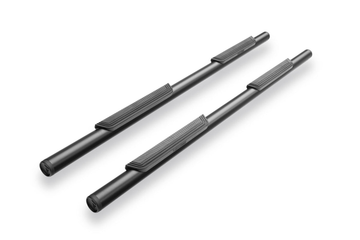 RealTruck 15-26 Ford F150 / 17-26 Ford F250/F350 SD Super Crew Traxio 3in Nerf Bars - Textured Black
