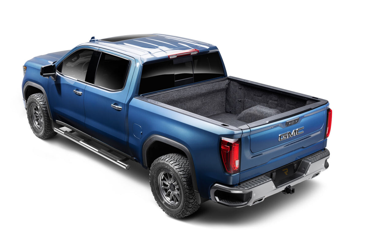 RealTruck 19-26 Chevy Silverado/GMC Sierra 1500 Crew Cab Traxio 3in Nerf Bars - Stainless Steel - view 7