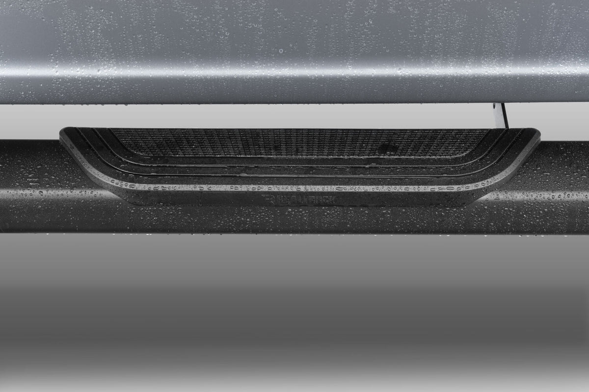 RealTruck 15-26 Ford F150 / 17-26 Ford F250/F350 SD Crew Cab Traxio 4in Nerf Bars - Textured Black - view 6