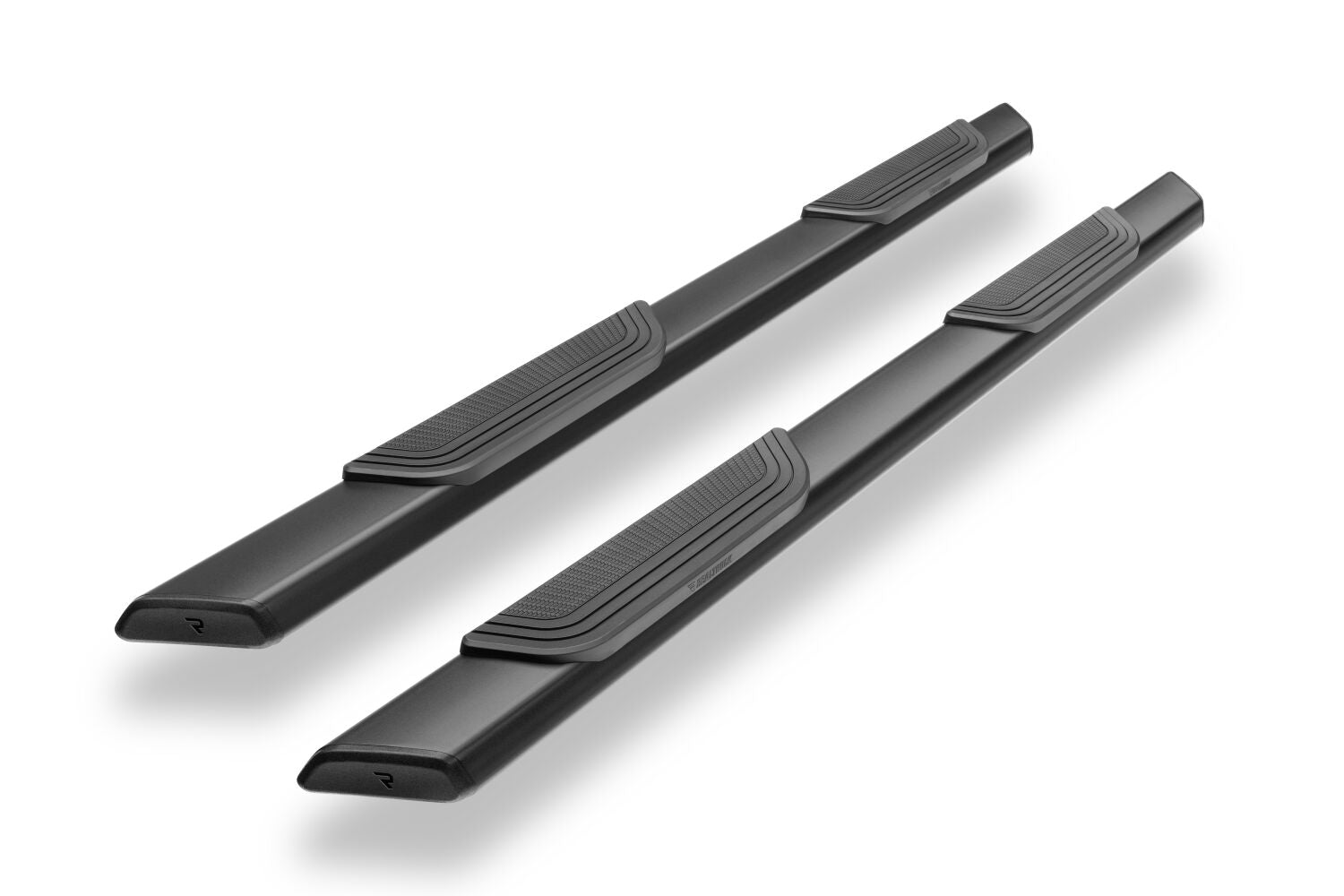 RealTruck 15-26 Ford F150 / 17-26 Ford F250/F350 SD Crew Cab Traxio 4in Nerf Bars - Textured Black