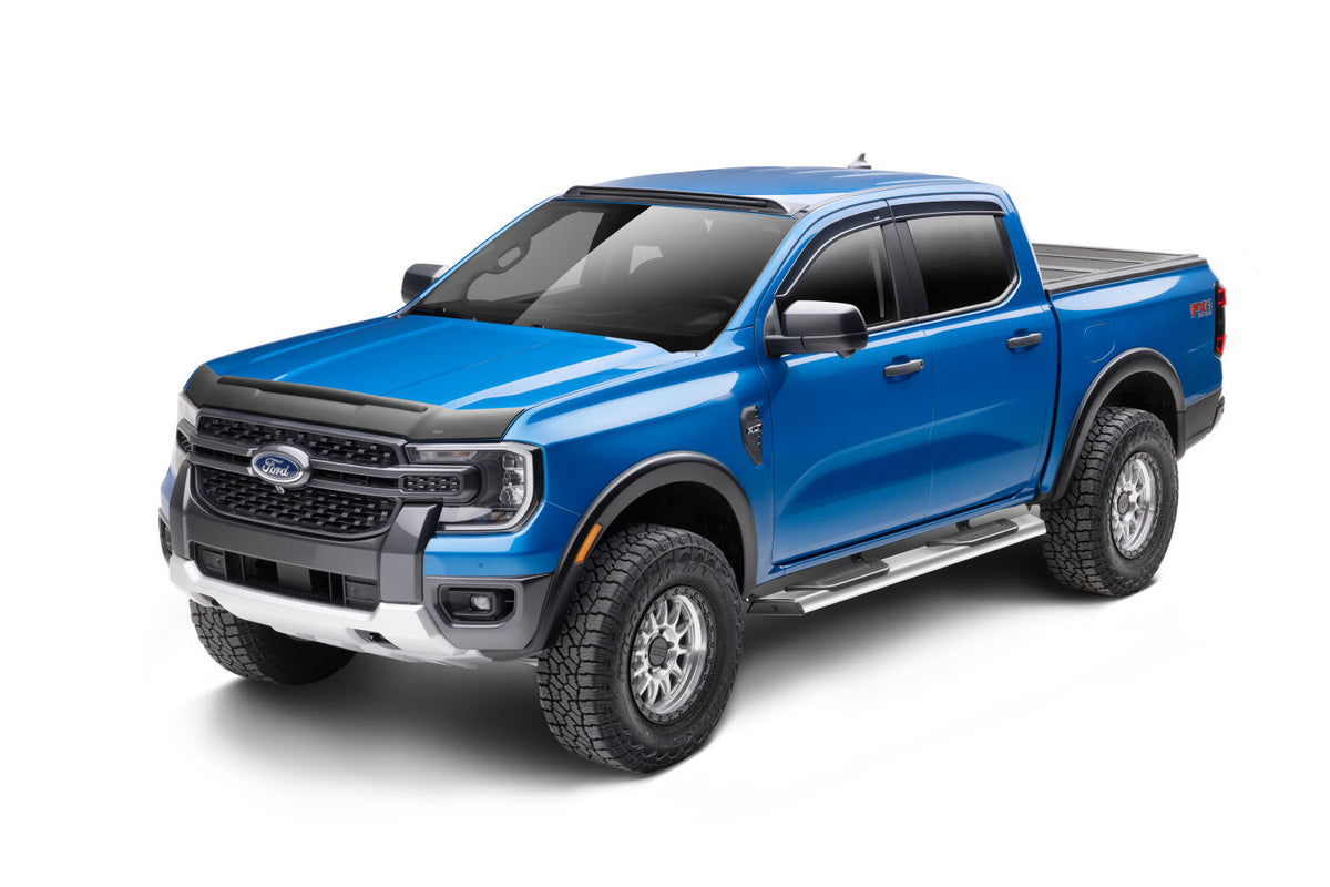 RealTruck 19-26 Ford Ranger Super Crew Traxio 5in Nerf Bars - Stainless Steel