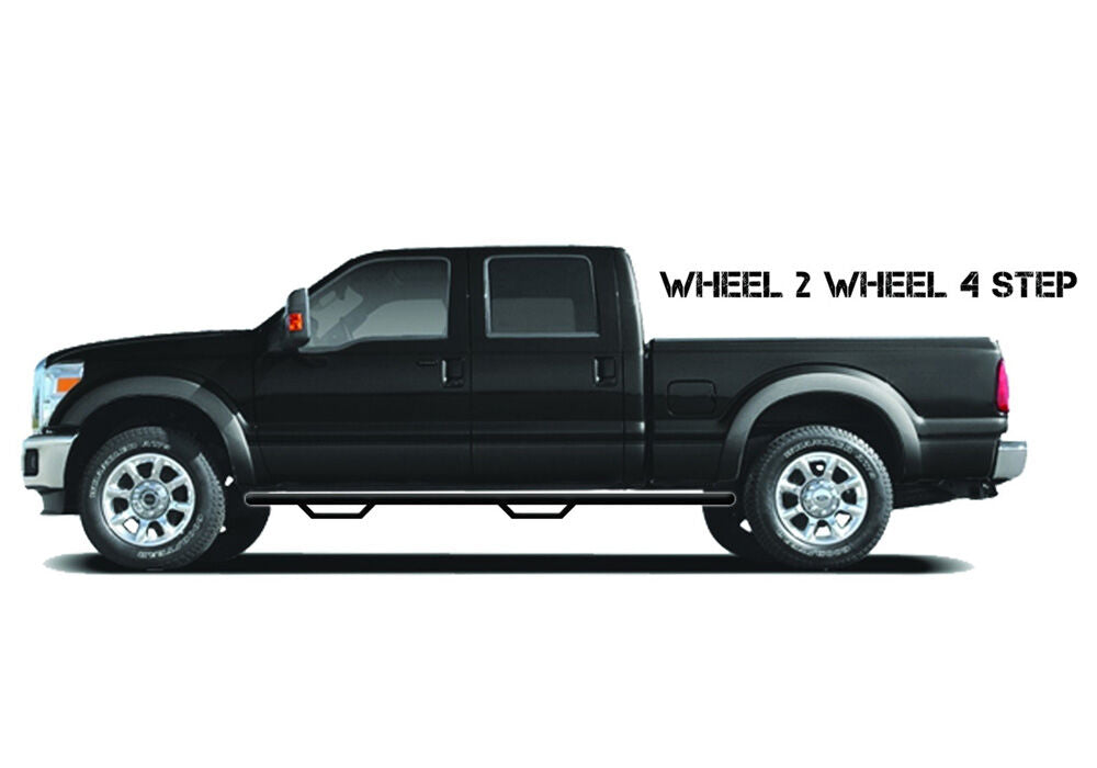N-Fab 2022 Toyota Tundra Crew Max Cab 5.6ft Bed W2W - 3in Nerf Steps - Gloss Black (w/o Bed Access) - T2282CC