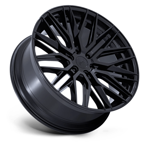 Niche 1PC M224 Gamma 22X9.5 6X139.7 +25MM Gloss Black