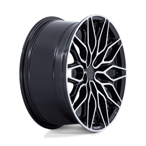Niche 1PC Nc277 Calabria 5 22X10.5 5X112 +38MM Gloss Black Machined