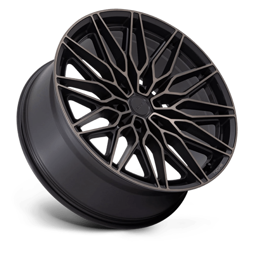 Niche 1PC Nc278 Calabria 6 24X10 6X135 +30MM Matte Black Machined Dark Tint