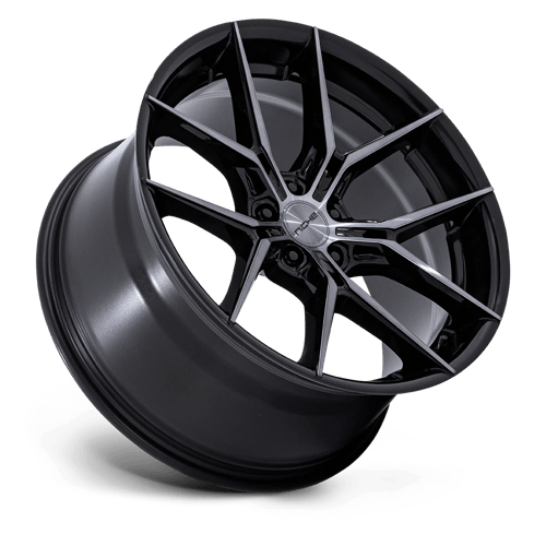 Niche 1PC Nc279 Prodigy 5 19X9.5 5X112 +40MM Gloss Black Dark Tinted Clear