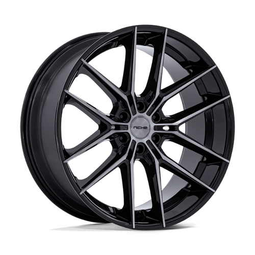 Niche 1PC Nc280 Prodigy 6 26X10 6X139.7 +20MM Gloss Black Dark Tinted Clear