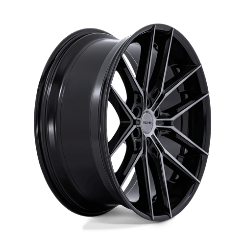 Niche 1PC Nc280 Prodigy 6 24X10 6X135 +25MM Gloss Black Dark Tinted Clear