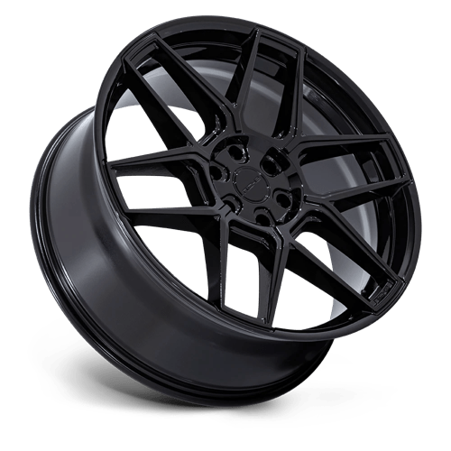 Niche 1PC Nc281 Rise 22X9.5 5X127 +30MM Gloss Black