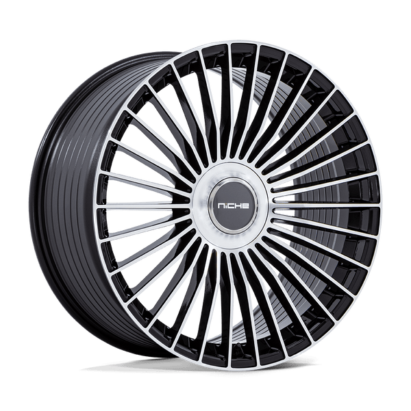 Niche Nc282 Serene 21X10.5 5X112/5X120/5X120 +38MM Gloss Black W/ Machined Face