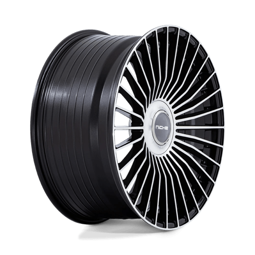 Niche 1PC Nc282 Serene 24X10 BLANK +20MM Gloss Black W/ Machined Face