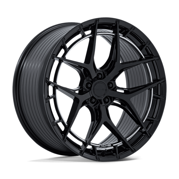 Niche Nc286 Riviera 20X10.5 5X114.3 +40MM Gloss Black