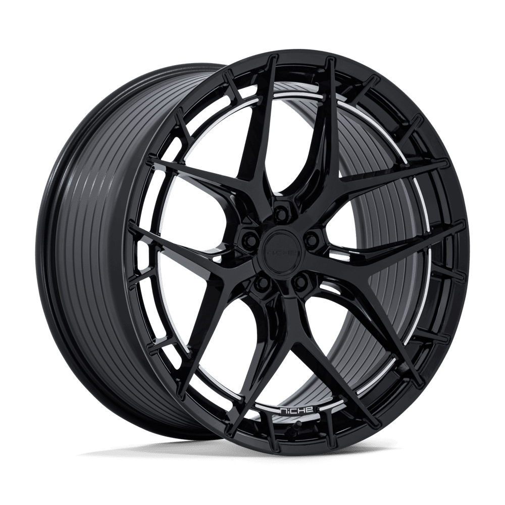 Niche 1PC Nc286 Riviera 22X9 5X112 +20MM Gloss Black