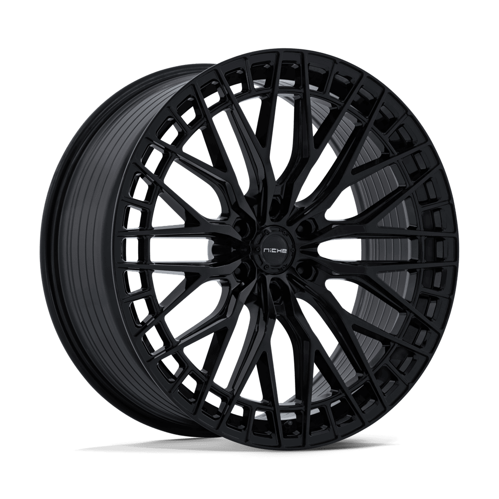Niche 1PC Nc288 Genoa 24X10 6X135 +30MM Gloss Black