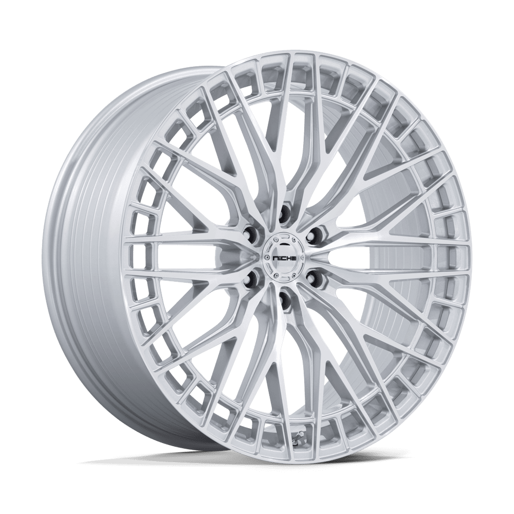 Niche 1PC Nc288 Genoa 22X10 6X135 +30MM Gloss Silver W/ Machined Face