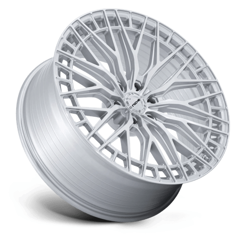 Niche 1PC Nc288 Genoa 22X9.5 6X120 +38MM Gloss Silver W/ Machined Face