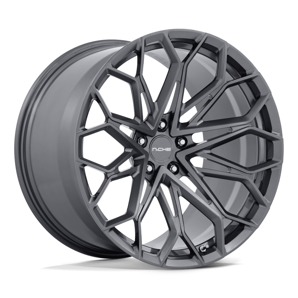 Niche 1PC Nc600 Manta 21X12 5X120 +57MM Satin Gunmetal