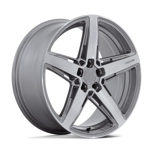 Niche 1PC M270 Teramo 20X9.5 5X114.3 +25MM Anthracite Brushed Face Tint