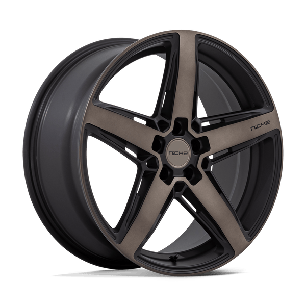 Niche M271 Teramo 20X9 5X112 +25MM Matte Black W Double Dark Tint