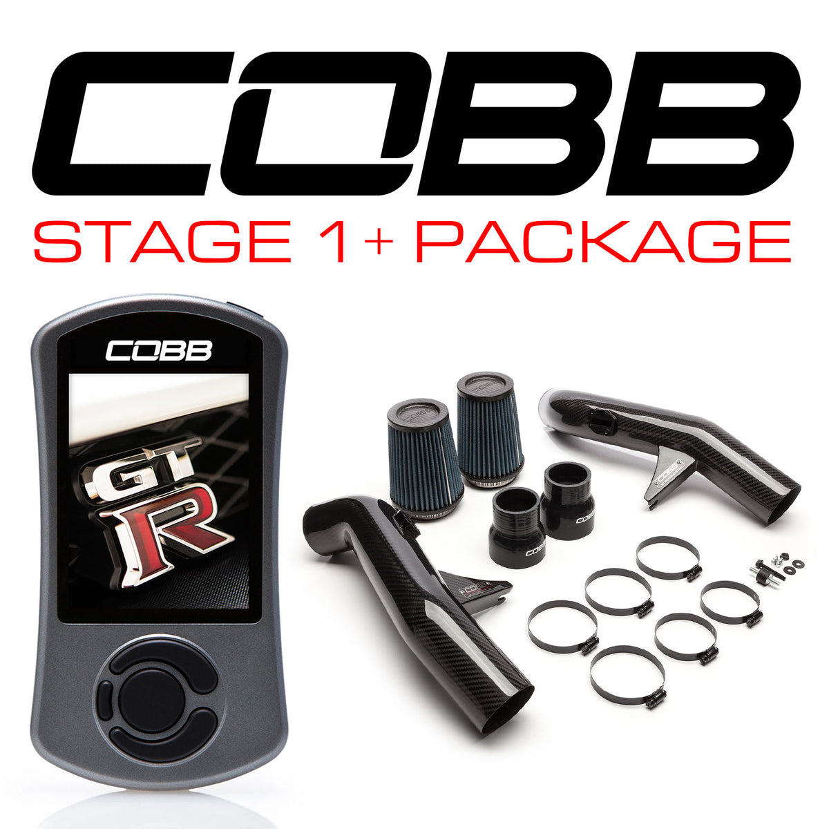 Cobb 08-14 Nissan GT-R Stage 1 + Carbon Fiber Power Package (NIS-005) - NIS005011PCF