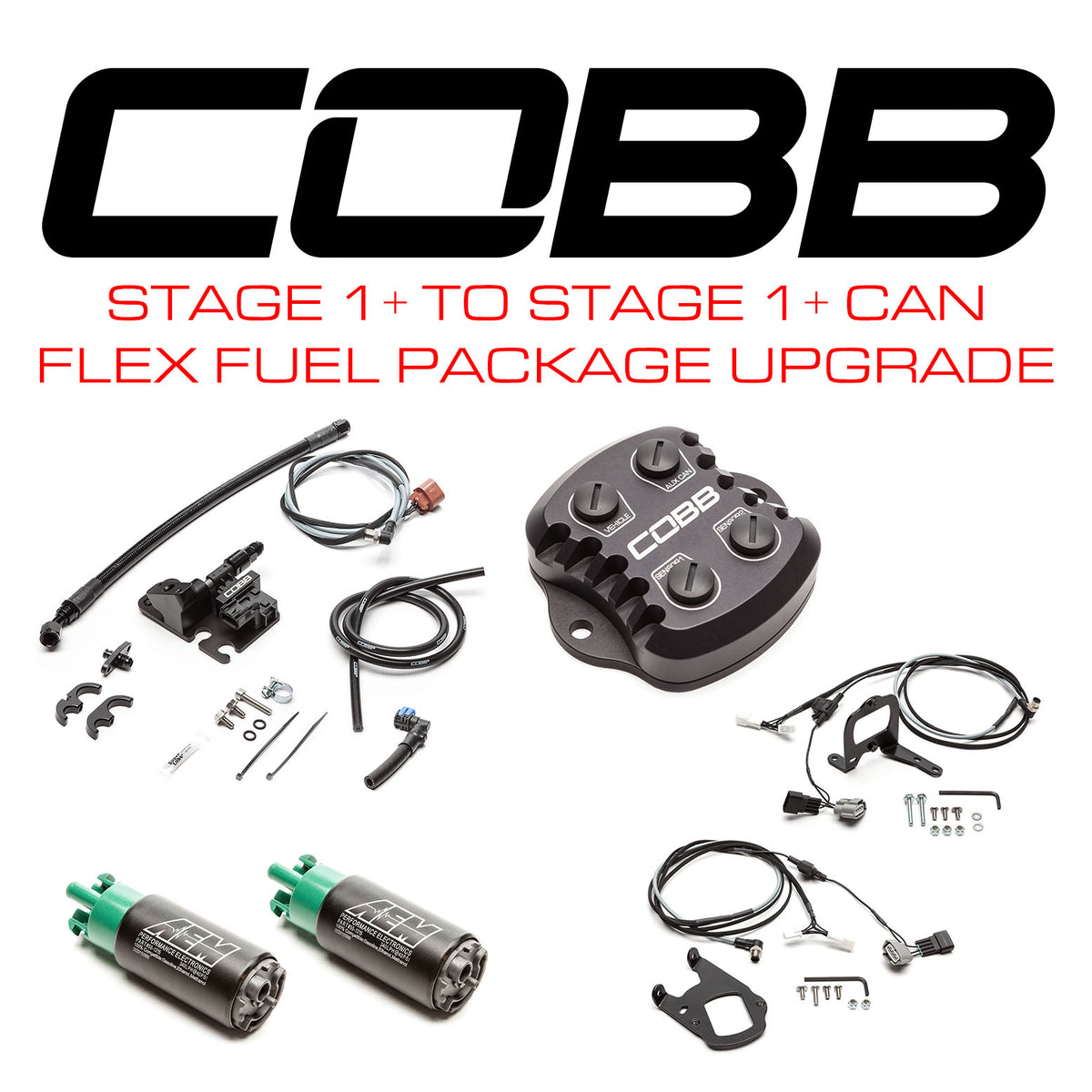Cobb 09-18 Nissan GT-R Stage 1+ to Stage 1+ CAN Flex Fuel Power Package Upgrade (Right Hand Drive) - NISNGCAN0FF0-RHD