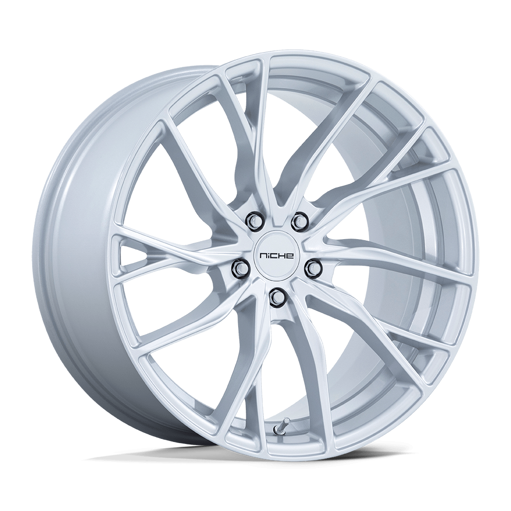 Niche 1PC M273 Novara 20X10.5 5X114.3 +20MM Silver