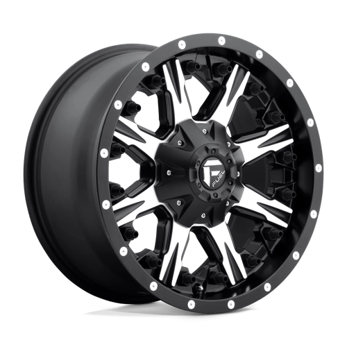 Fuel Off-Road Aluminum Wheels 18X9 Nutz D541 Matte Black Machined
