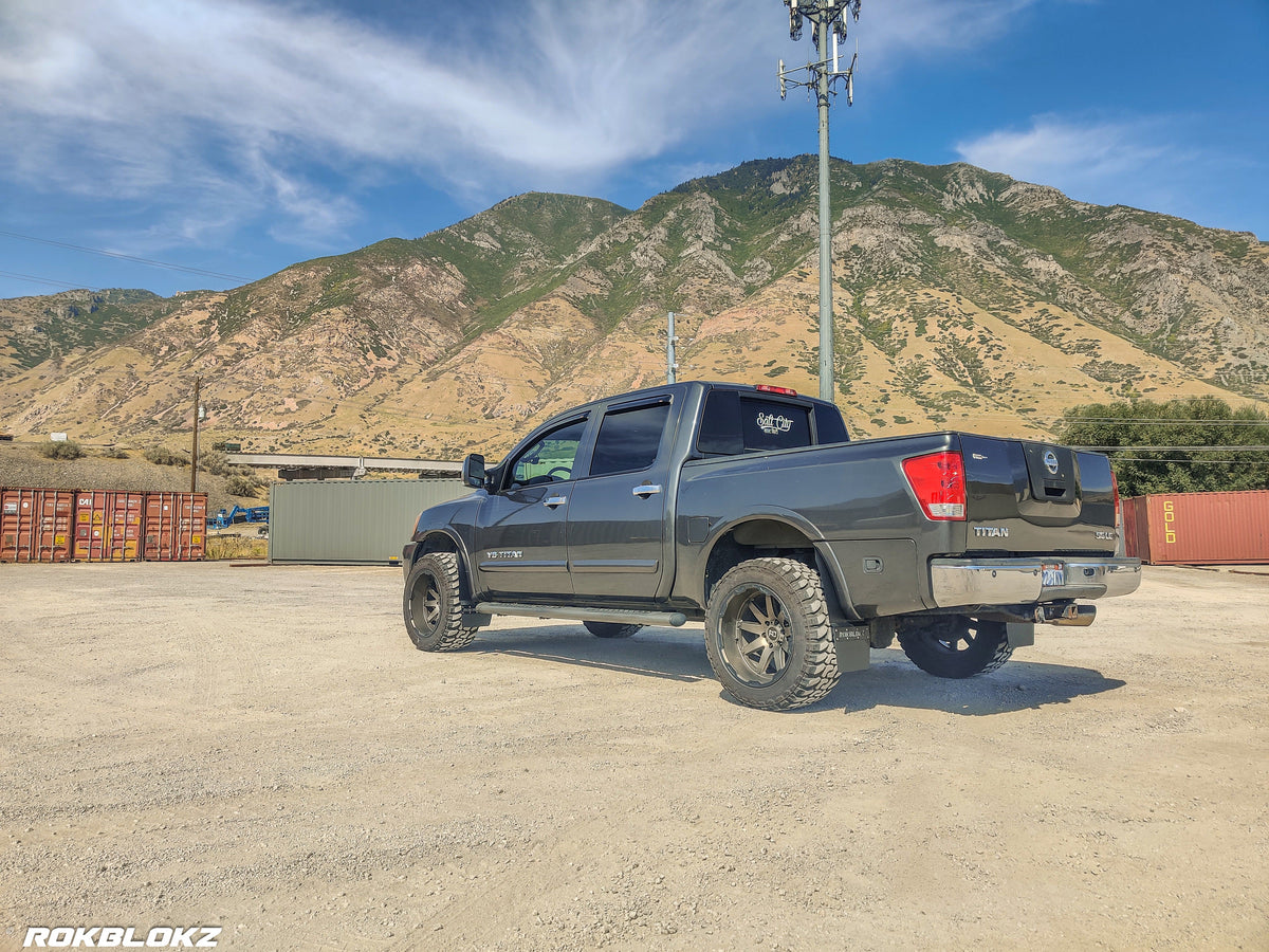 RokBlokz - NISSAN TITAN 2004-2015 STEP BACK Mud flaps