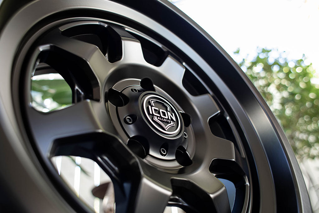ICON Nuevo 17x8.5 / 6x5.5 / 25mm Offset / 5.75in BS - Satin Black Wheel - 8117859057SB