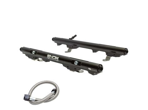Snow LS1 Intake w/LS1 Injectors (60mm) Factory Fit Billet Fuel Rail Kit - SNF-31603F