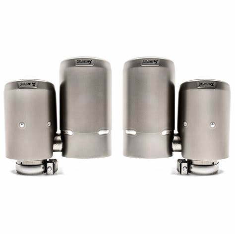 Akrapovic 17-18 Porsche Panamera Turbo Tail Pipe Set (Titanium) - TP-T/S/18