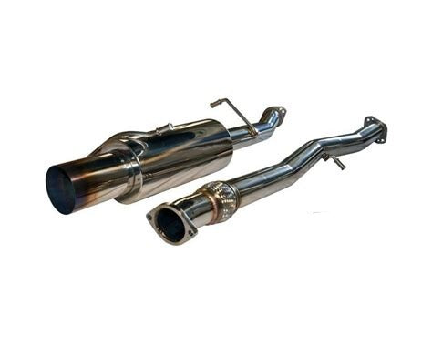 Turbo XS 02-07 WRX/STI Catted Standard Muffler Turboback Exhaust - WS02-TBE