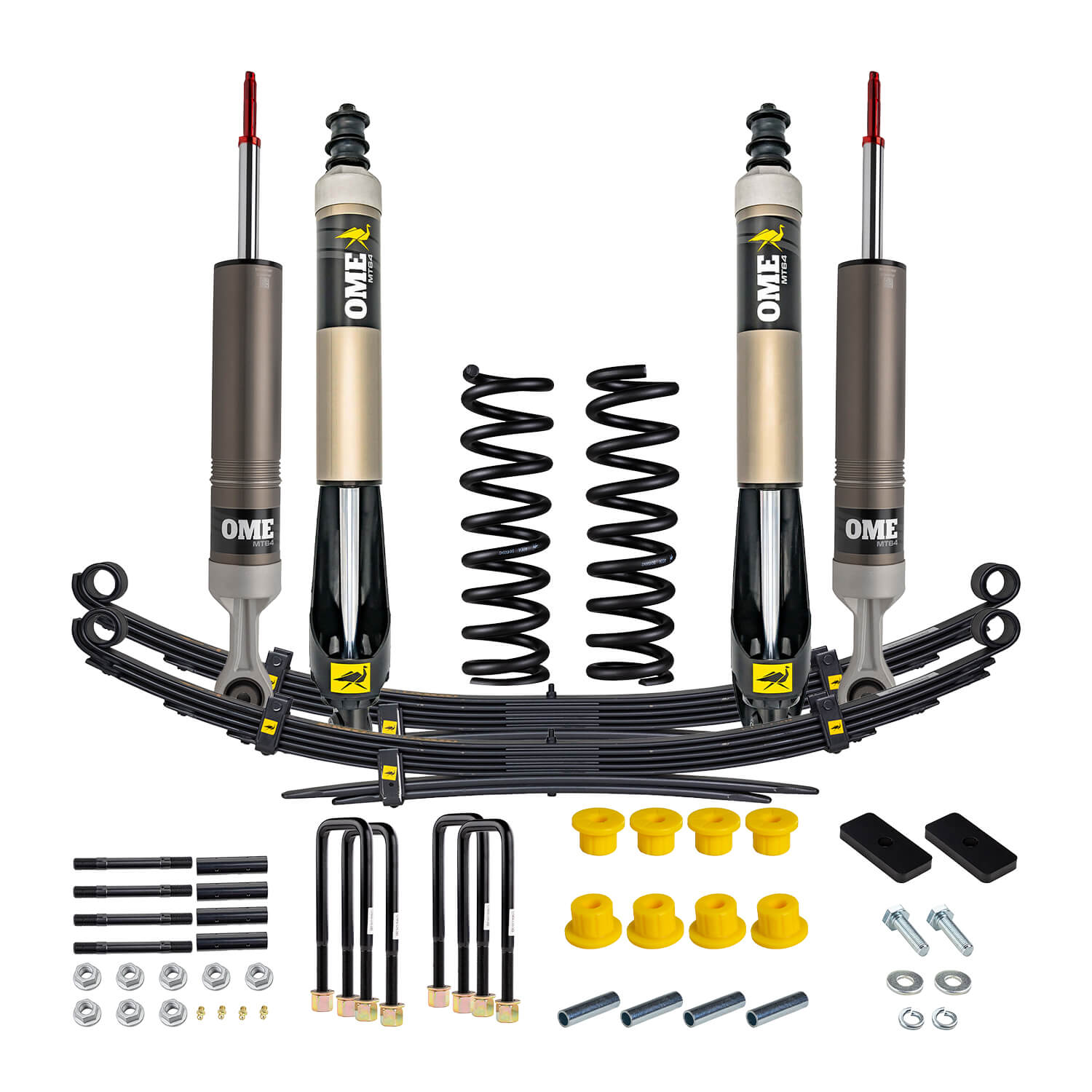 ARB / OME 16-23 Toyota Tacoma MT64 Kit - FR 2in/220-330lb - RR 2in/600lb - 1111K