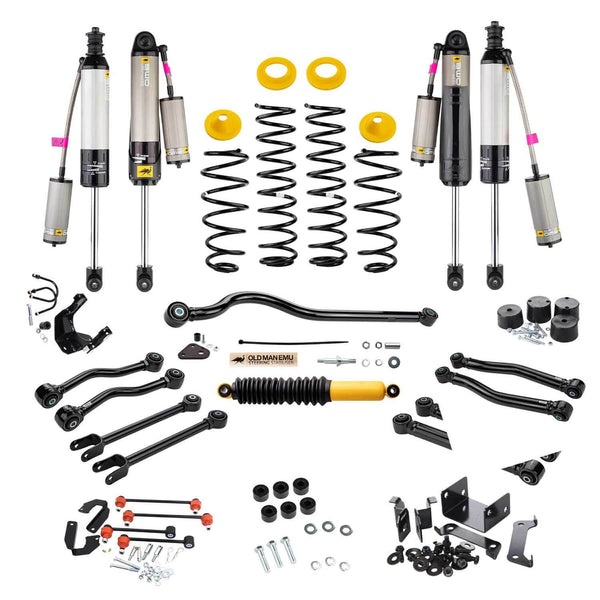 ARB 4in BP51 Premium Lift Kit JK Wrangler - OMEJK4BP51P for 2007-2018 Jeep Wrangler - front view