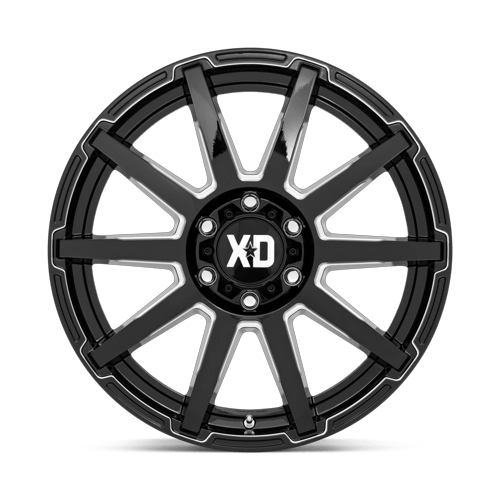 XD - XD847 20X10 6X135 G-blk Mill 12MM